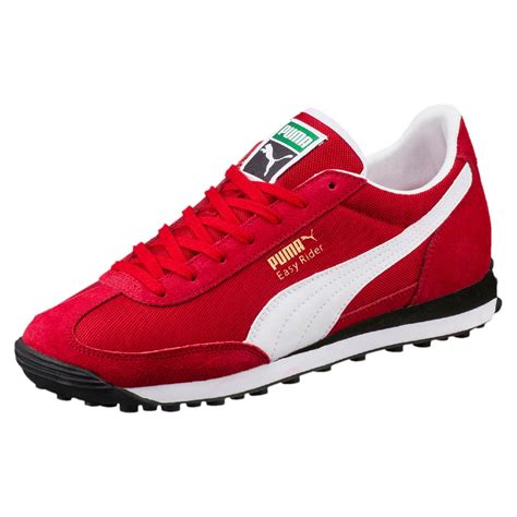 puma red shoes sneakers.